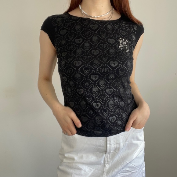 Philipp Plein Tops - Philipp Plein Skull T-shirt